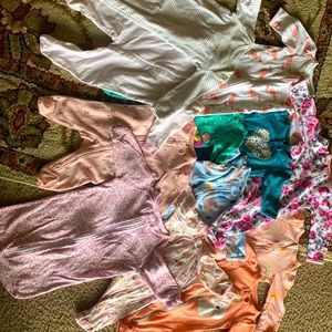 12 Sleepwear Footies 0-3 months